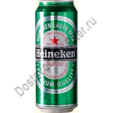Пиво Хейнекен светлое 4,8% 0,45л ж/б 