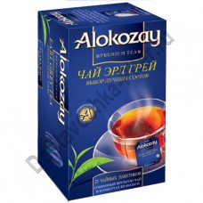 Чай ALOKOZAY черный Эрл Грей 25 пак в конвертах