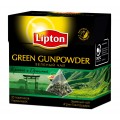 Чай LIPTON зеленый Green gunpowder 20 пирамидок