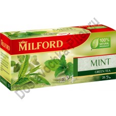 Чай MILFORD зеленый Мята перечная 20 пак