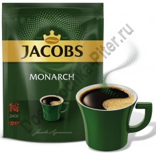 Кофе Jacobs Monarch натуральный растворимый сублим 240г пак