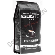 Кофе Egoiste Espresso молотый 250г пак