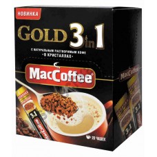 Кофе MacCoffee 3в1 Голд 16г*20шт карт уп