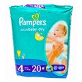 Подгузники Памперс Active Baby Макси 4 (7-14кг) 20шт.