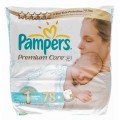 Подгузники Памперс Premium д/новорожд (2-5кг) 78шт.