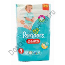 Трусики PAMPERS Pants Maxi 4 (9-14кг) 52шт.