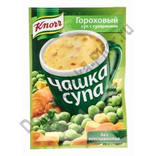 Чашка супа Knorr Гороховый с сухариками 21г