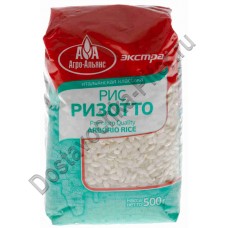 Крупа рис Агро-Альянс Ризотто Экстра 500г