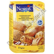 Мука Nordic пшеничная в/с 2кг