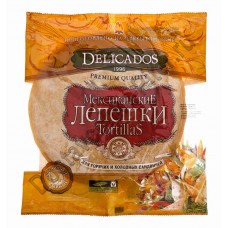 Лепёшки Тортилья Деликадос Пшеничные с сыром 400г