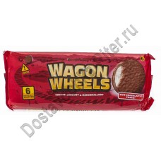 Печенье Wagon Wheels с суфле в шоколаде 216г
