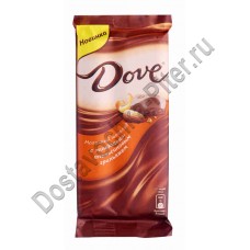 Шоколад Dove молочный миндаль/апельсин 90г
