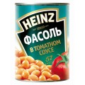 Фасоль Heinz белая в томатном соусе 415г ж/б
