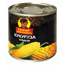 Кукуруза Казачьи Разносолы десертная 400г ж/б