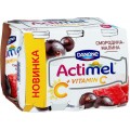 Продукт к/м Actimel смородина/малина 2,5% 100г 