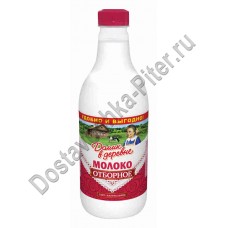 Молоко Домик в деревне Деревенское Отборное пастер 3,5-4,5% 1400мл