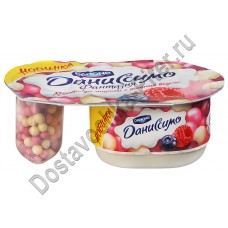Йогурт Даниссимо Фантазия хруст. шарики ягод вкус 6,9% 105г