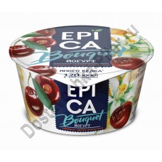 Йогурт Epica Bouquet с черешней и экстрактом цветов апельсина 4,8% 130г