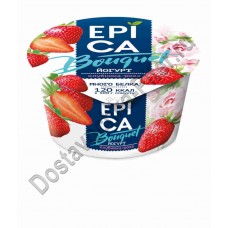 Йогурт Epica Bouquet с клубникой и розой 4,8% 130г