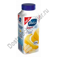 Йогурт ВАЛИО питьевой банан 0,4% 330г