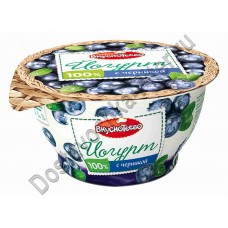 Йогурт густой Вкуснотеево с черникой 3,5% 140г