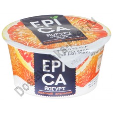 Йогурт Epica 130г с красным апельсином 4,8%