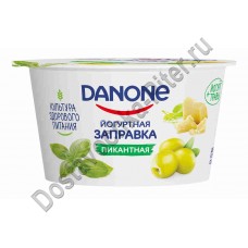Йогурт Данон д/заправки с овощ напол с прян заправ пикантная 3% 140г