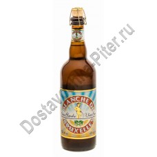 Пиво Бланше де Бруссель нефильтрованное стекло 4,5% 0,75л 