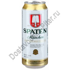 Пиво Шпатен Мюнхен светлое 5,2% 0,5л ж/б 