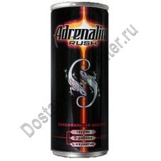 Энергетический напиток Адреналин Раш Adrenaline Rush 0.25 л