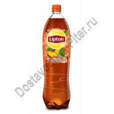 Чай холодный черный с персиком Lipton 1,5л пэт