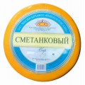 Сыр Сметанковый 50% Новопокровский 100г