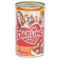 Корм Darling для собак курица+индейка 1,2кг конс