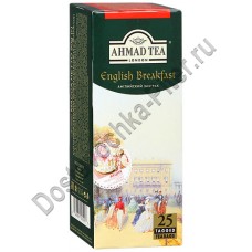 Чай черный AHMAD Английский завтрак 25 пакетиков