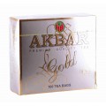 Чай AKBAR Gold черный 100 пак