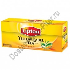 Чай LIPTON Yellow Label Tea черный 25 пак