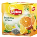 Чай LIPTON Citrus черный с цедрой цитрусовых 20 пирамидок