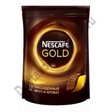 Кофе Nescafe Gold растворимый 130г пак
