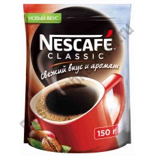 Кофе Nescafe Classic растворимый 130г пак