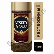 Кофе Nescafe Gold 190г ст/б