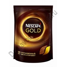 Кофе Nescafe Gold растворимый 220г пак