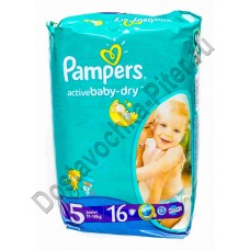 Подгузники Памперс Active Baby Джуниор 5 (11-18кг) 16шт.