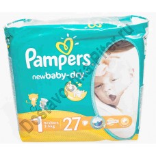 Подгузники Памперс New Baby 1 (2-5кг) 27шт.