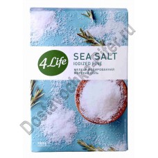 Соль 4LIFE Морская йодир. мелкая 1кг