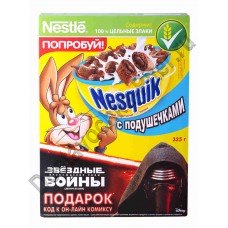 Готовый завтрак Nestle Nesquik подушечки шоколадные 325г
