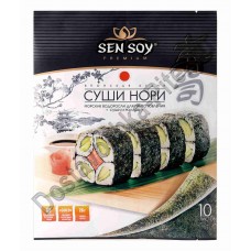 Водоросль морская Sen Soy Premium Суши-Нори 10 листов 28г