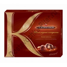 Конфеты А.Коркунов темный шоколад с лесным орехом 250г