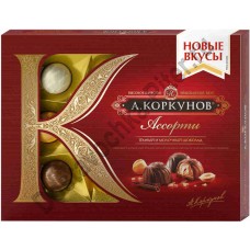 Конфеты Коркунов ассорти темный и молочный шоколад 110г