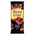 Шоколад Alpen Gold темный с миндально-вишневой начинкой 90г