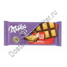 Шоколад Milka молочный с печеньем 87г